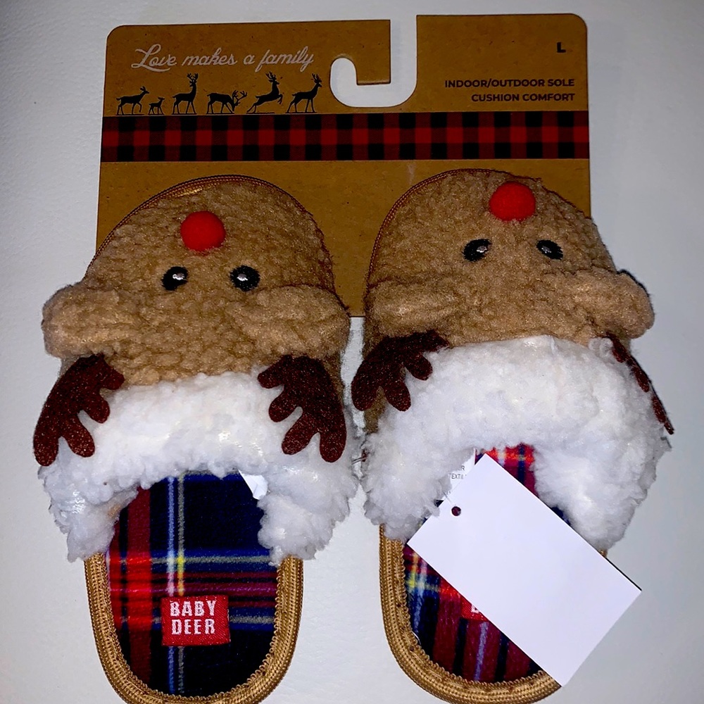 Reindeer Slippers